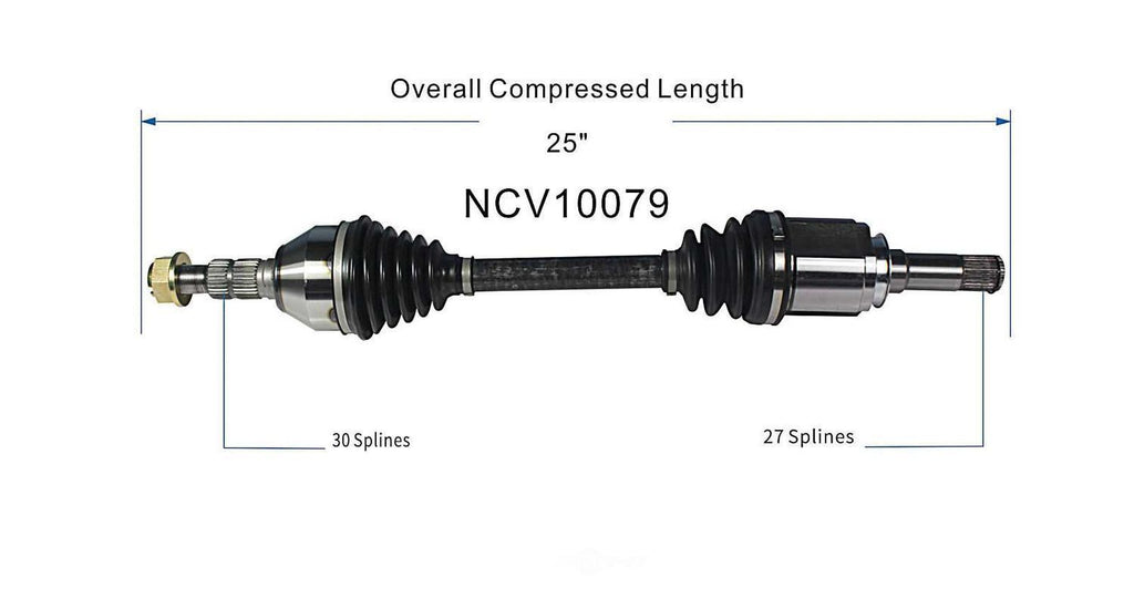 Left New CV Complete Assy   GSP North America   NCV10079