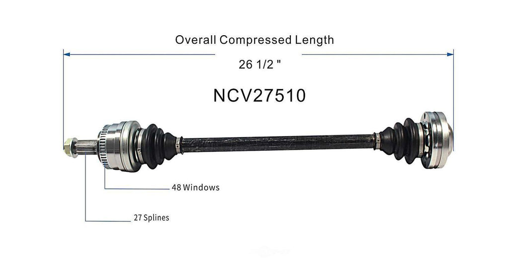 Right New CV Complete Assy   GSP North America   NCV27510