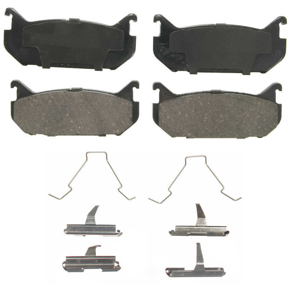 Rr Ceramic Brake Pads  Wagner  ZD584
