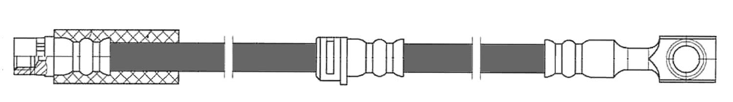 Frt Brake Hose  Centric Parts  150.62169