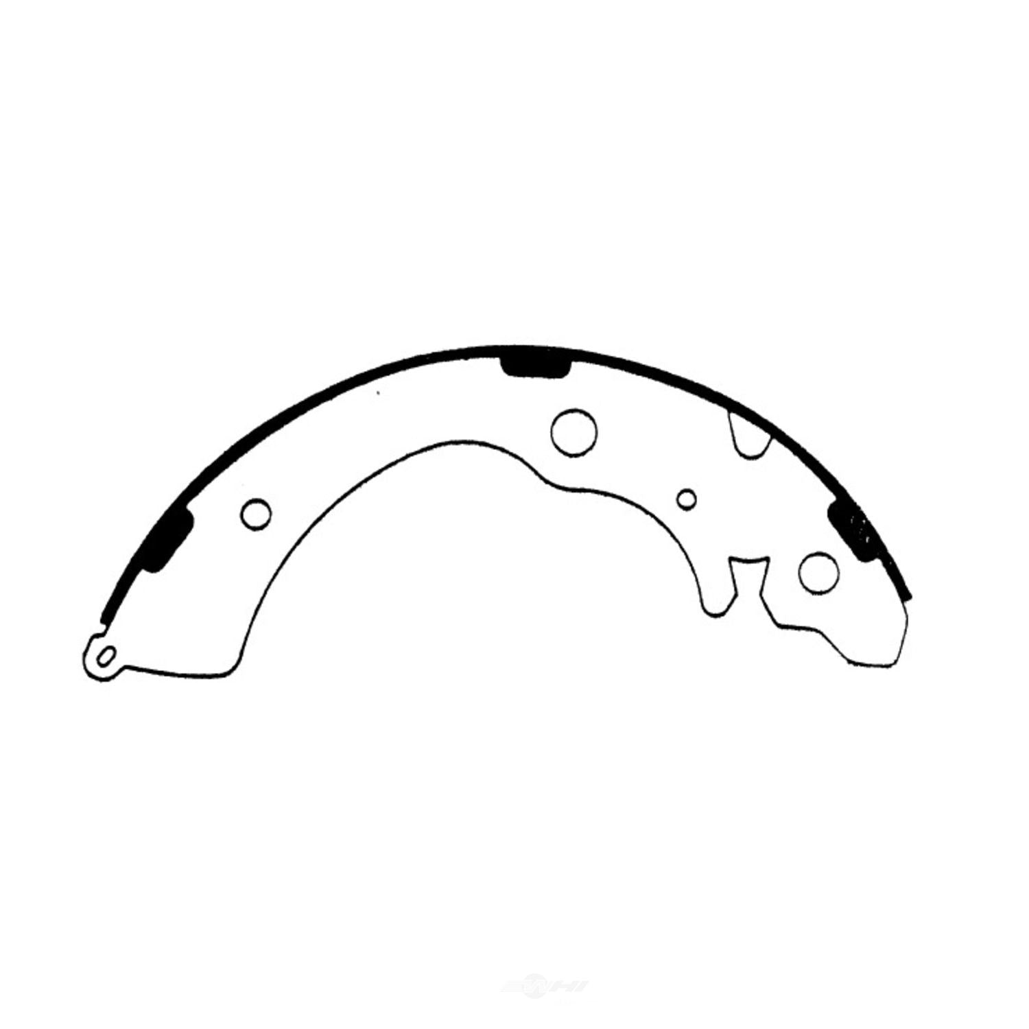 Rr Premium Brake Shoes  Centric Parts  111.06270