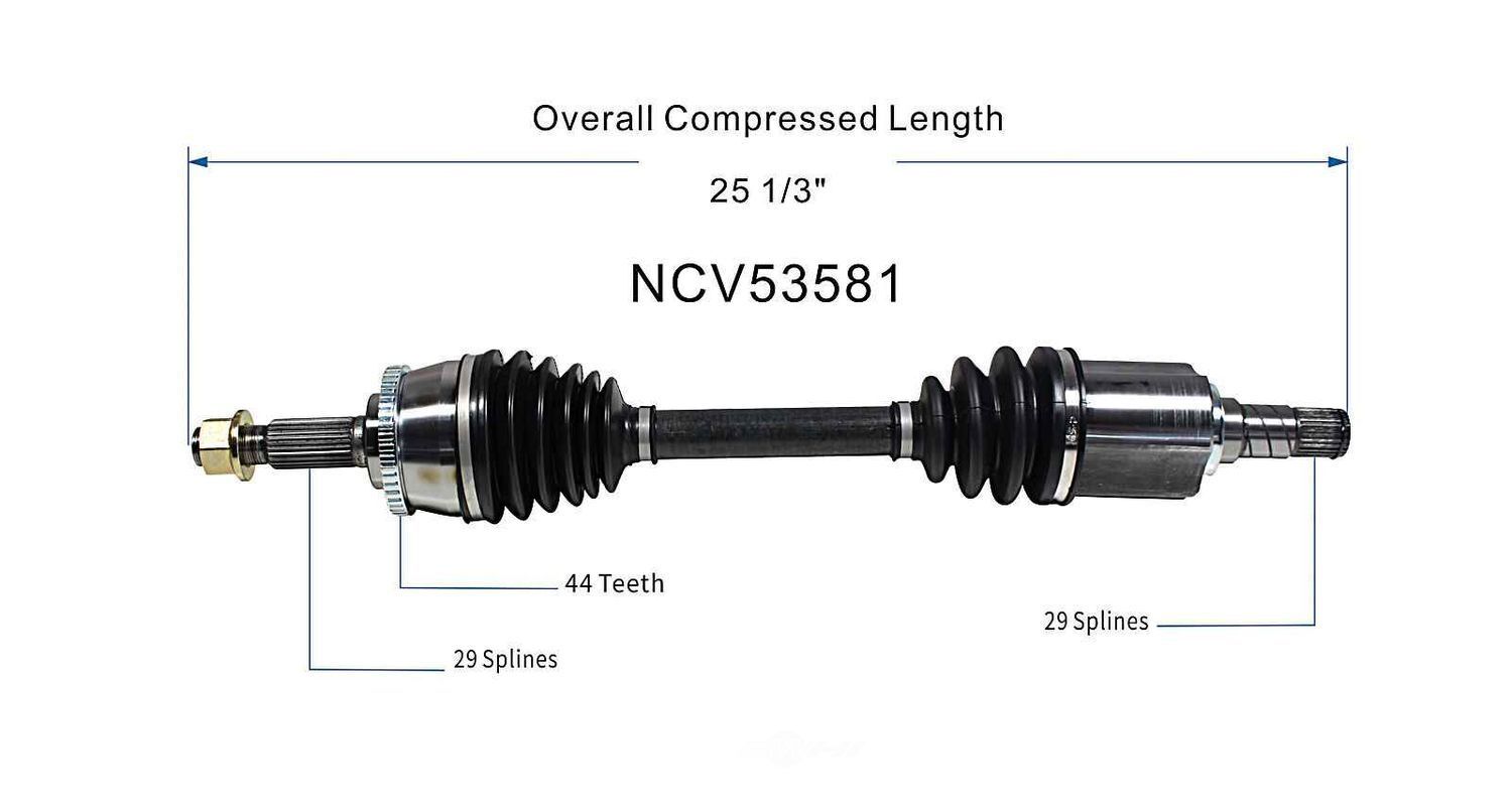 Left New CV Complete Assy   GSP North America   NCV53581