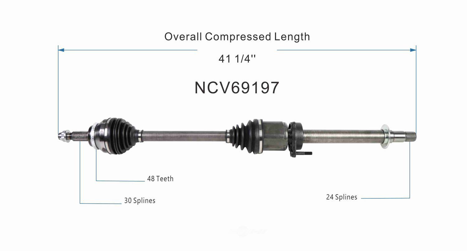 Right New CV Complete Assy   GSP North America   NCV69197