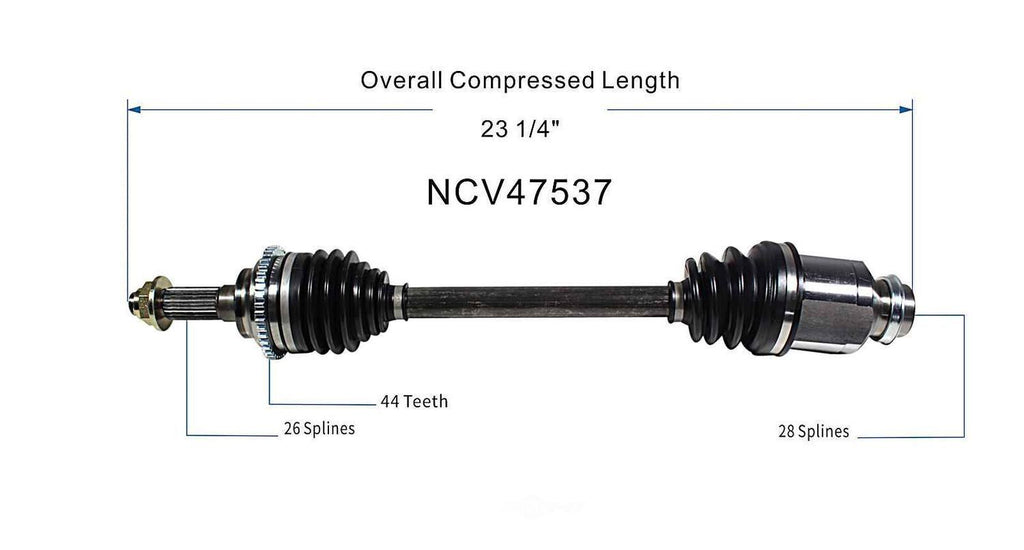 Right New CV Complete Assy   GSP North America   NCV47537