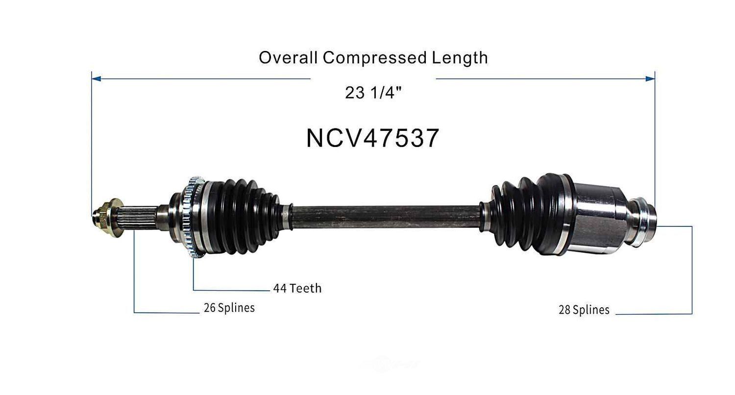 Right New CV Complete Assy   GSP North America   NCV47537