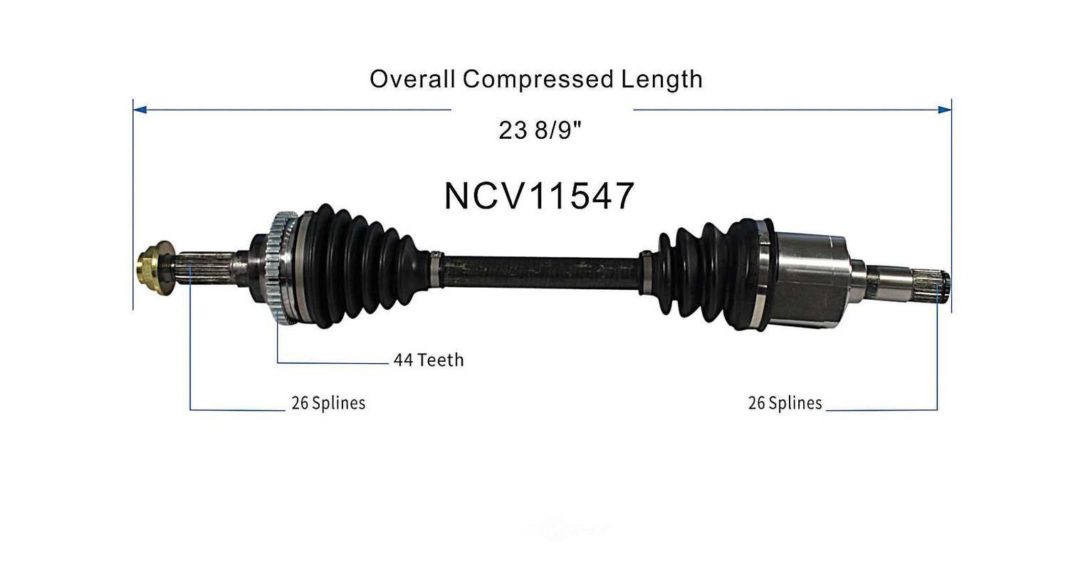 Left New CV Complete Assy   GSP North America   NCV11547