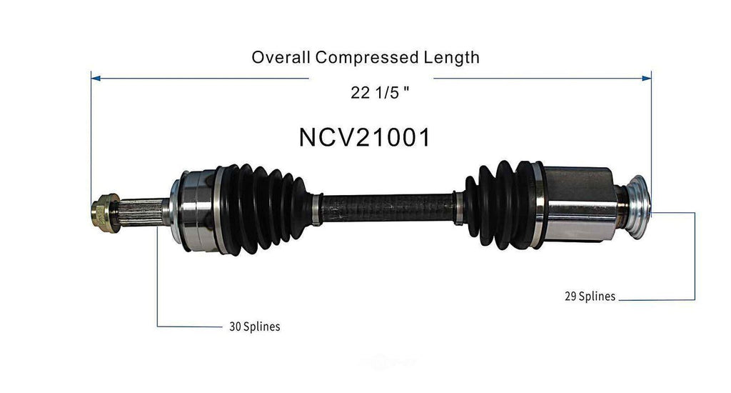 Right New CV Complete Assy   GSP North America   NCV21001