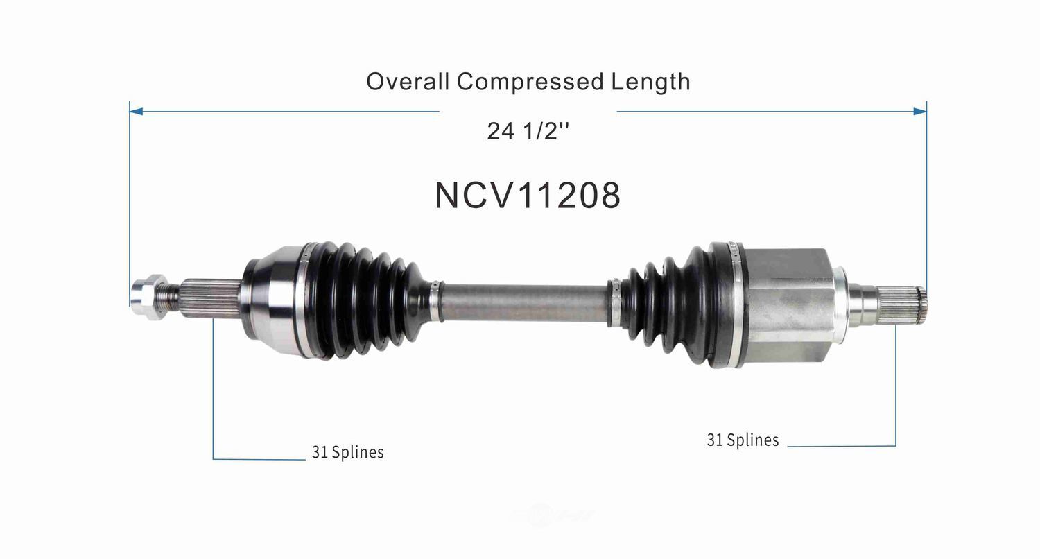 Left New CV Complete Assy   GSP North America   NCV11208