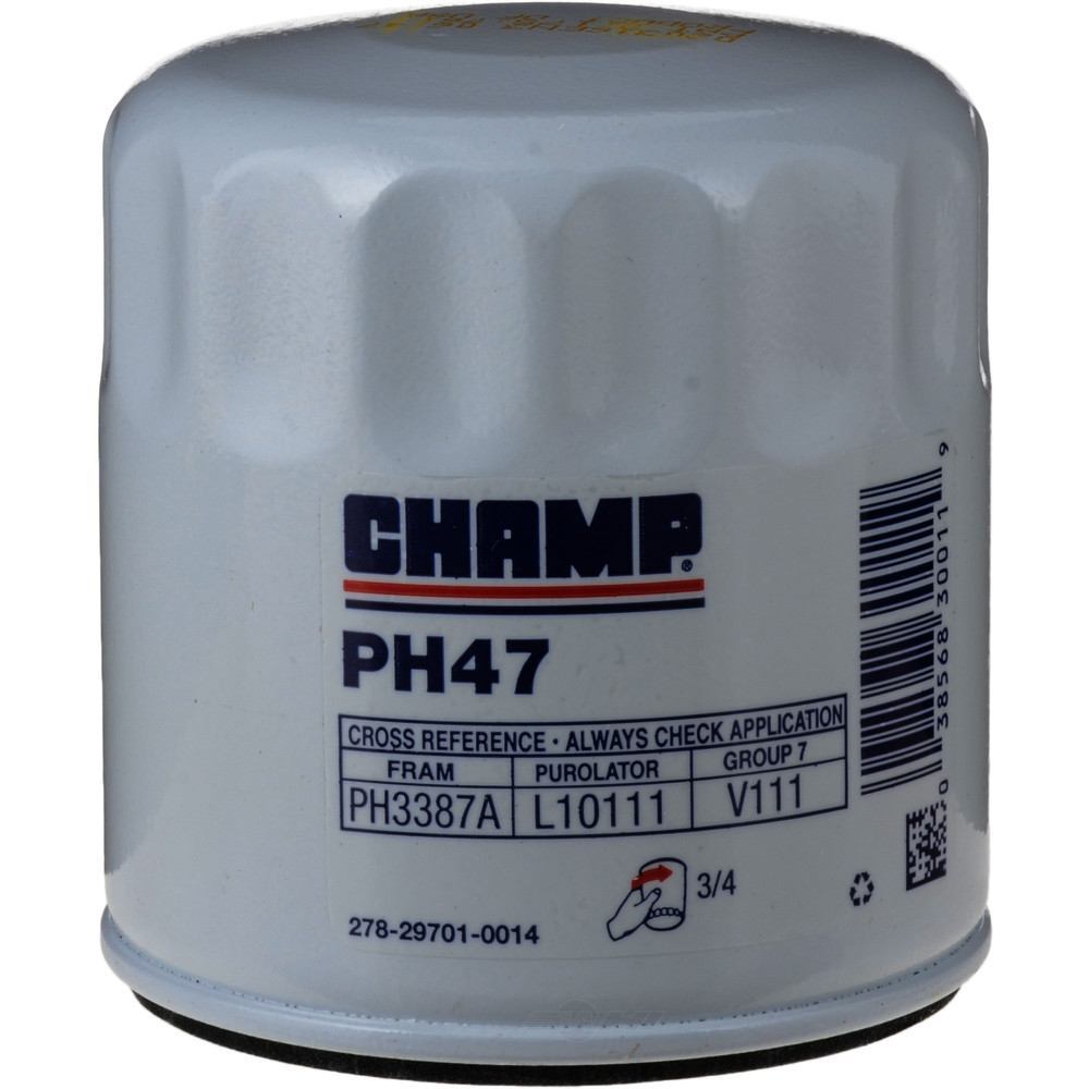 Oil Filter  Champ/Champion Labs  PH47B