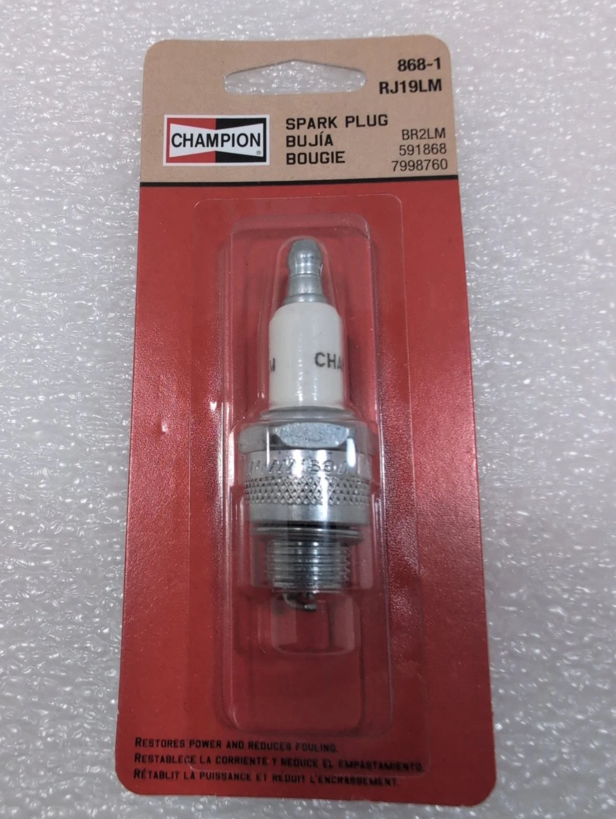 Champion RJ19LM Spark Plug - 868-1 Small Engine OE Spark Plug