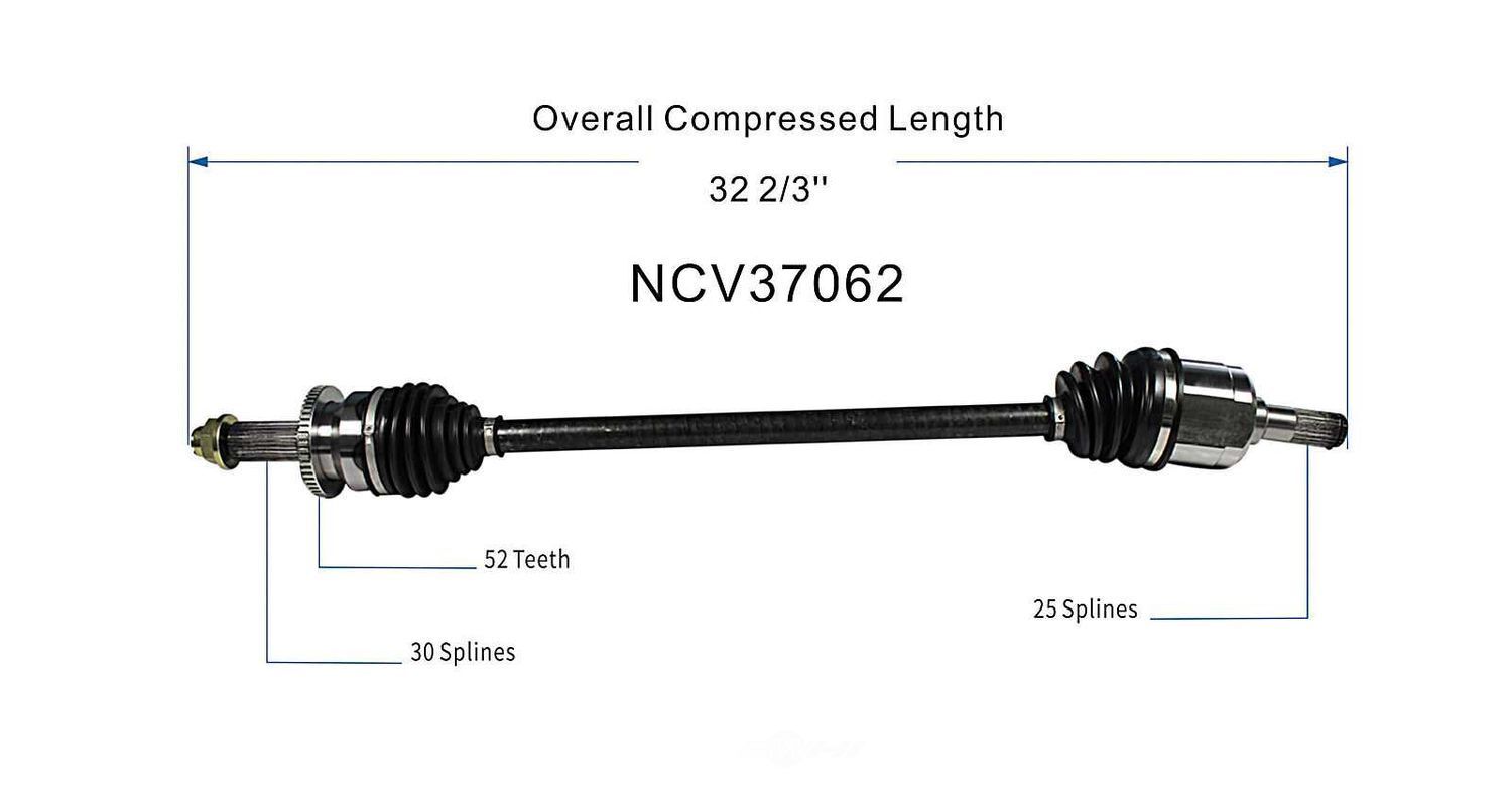 Right New CV Complete Assy   GSP North America   NCV37062