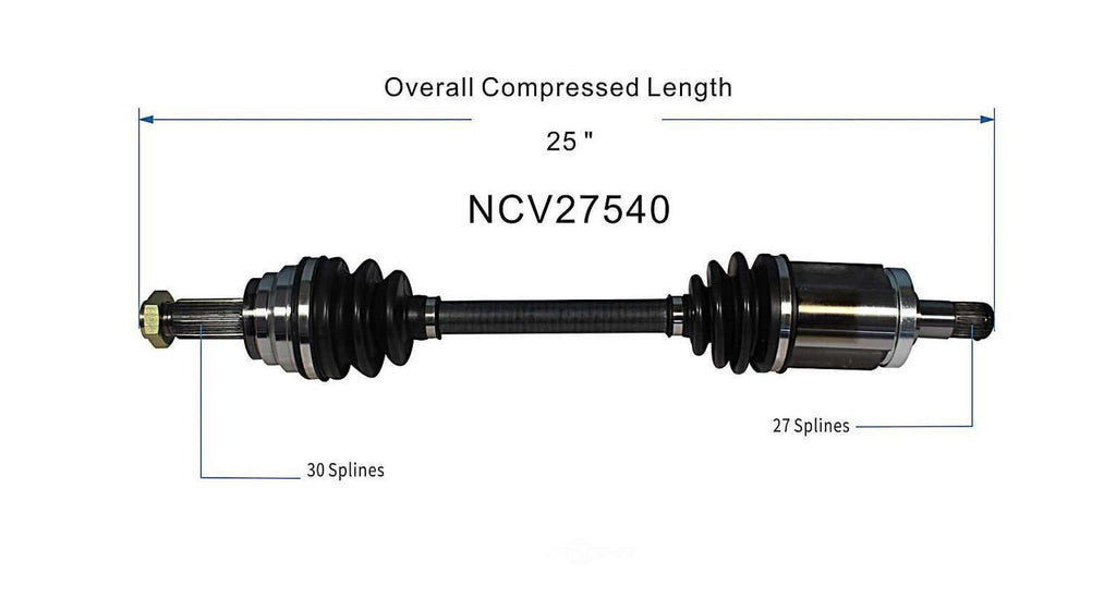 Left New CV Complete Assy   GSP North America   NCV27540