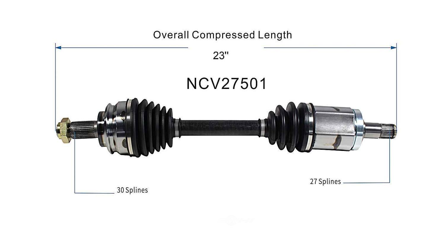 Left New CV Complete Assy   GSP North America   NCV27501