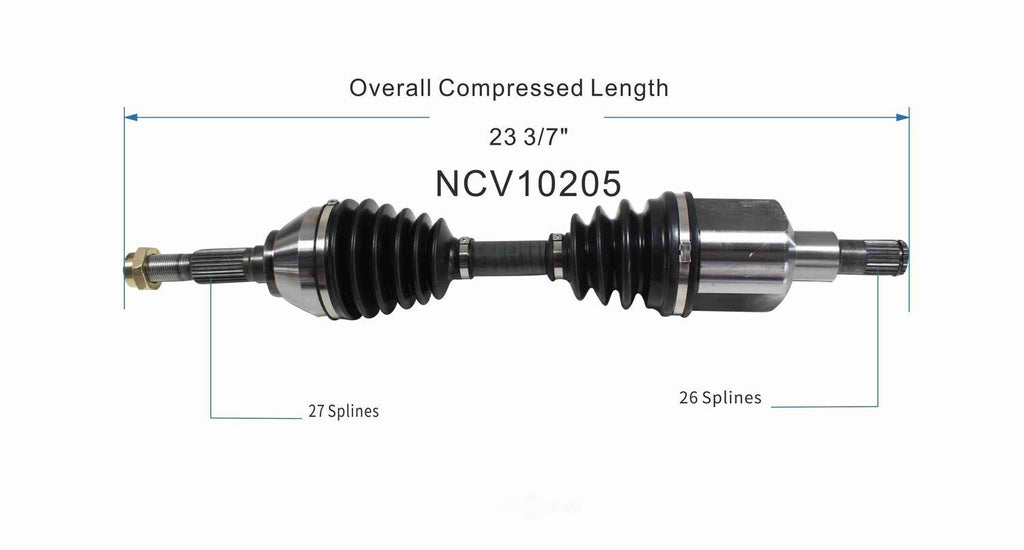 Left New CV Complete Assy   GSP North America   NCV10205