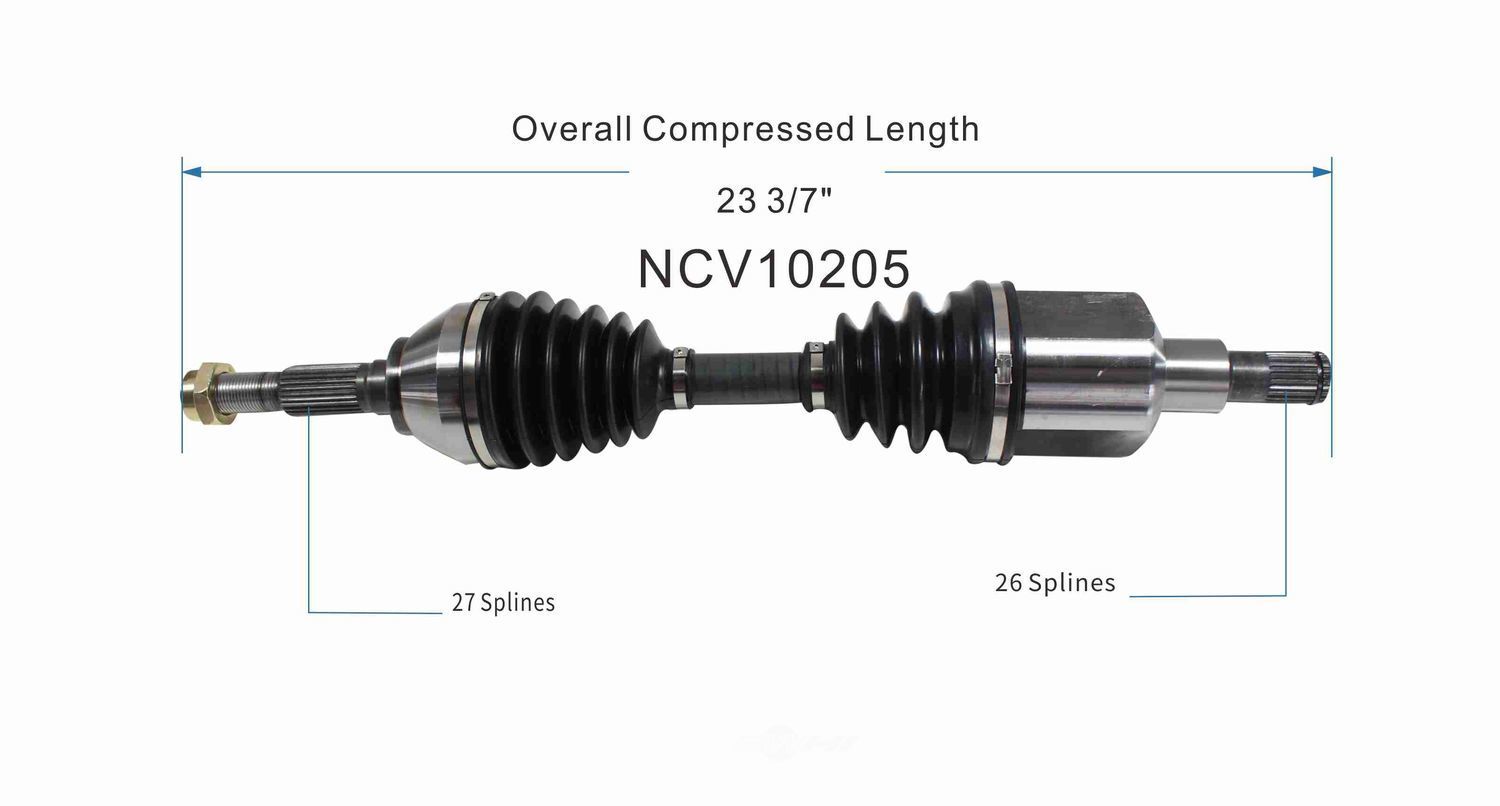 Left New CV Complete Assy   GSP North America   NCV10205