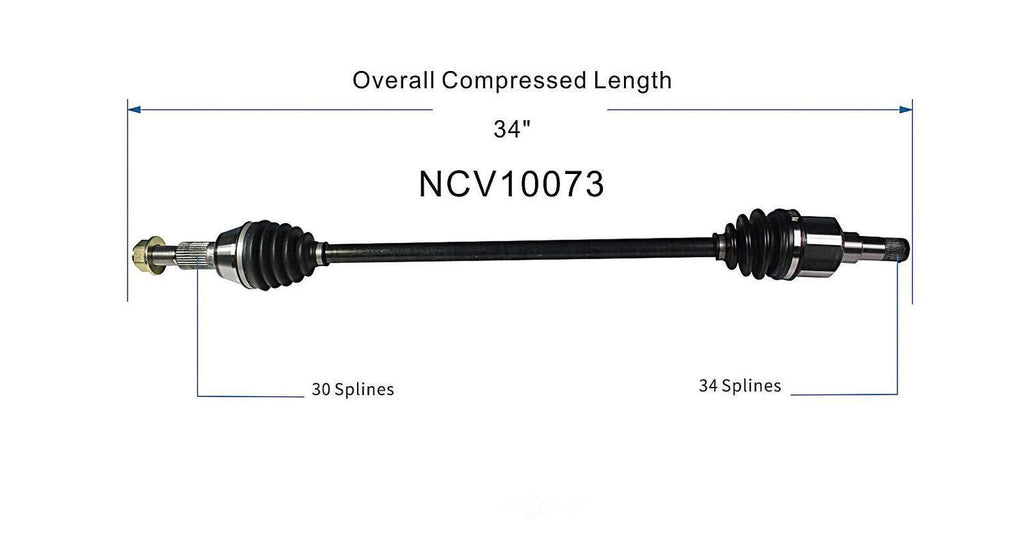 Right New CV Complete Assy   GSP North America   NCV10073