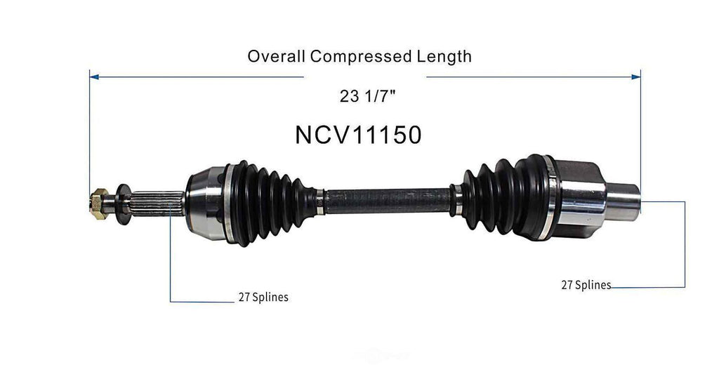 Right New CV Complete Assy   GSP North America   NCV11150