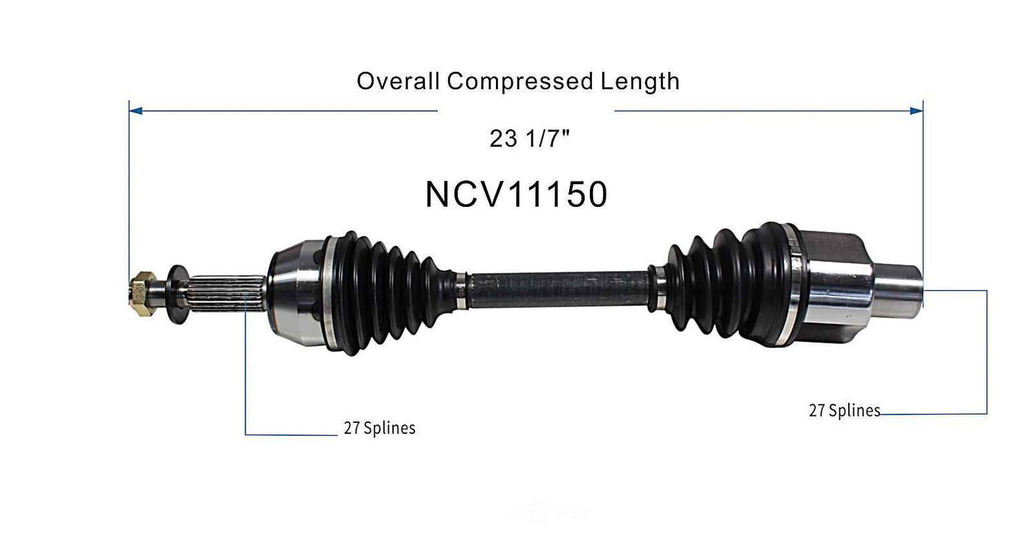 Right New CV Complete Assy   GSP North America   NCV11150