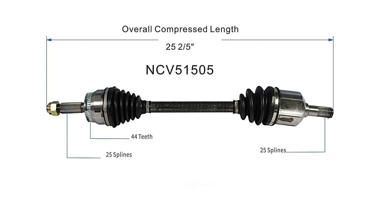 Left New CV Complete Assy   GSP North America   NCV51505