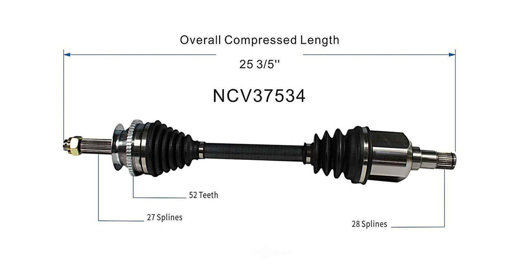 Left New CV Complete Assy   GSP North America   NCV37534
