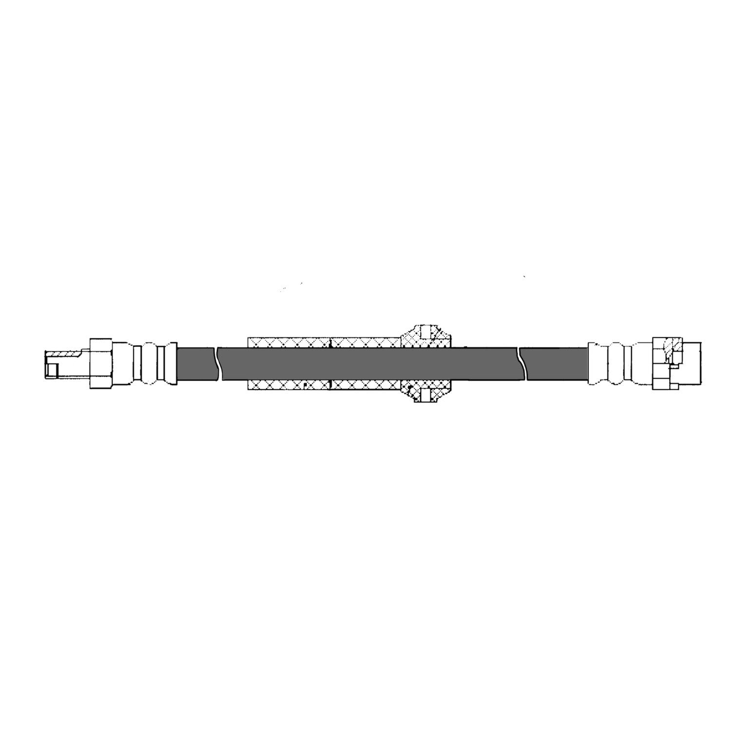 Rr Brake Hose  Centric Parts  150.34322