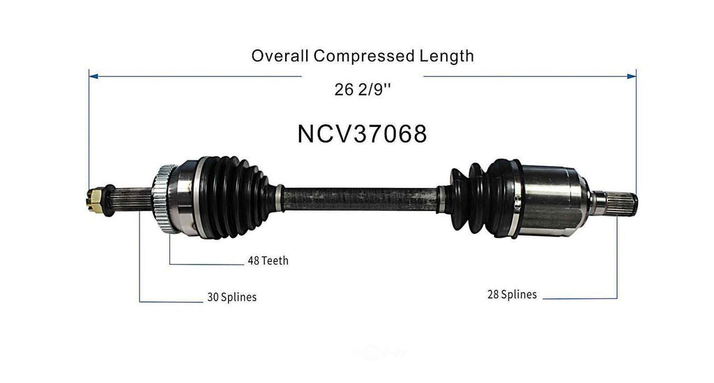 Left New CV Complete Assy   GSP North America   NCV37068