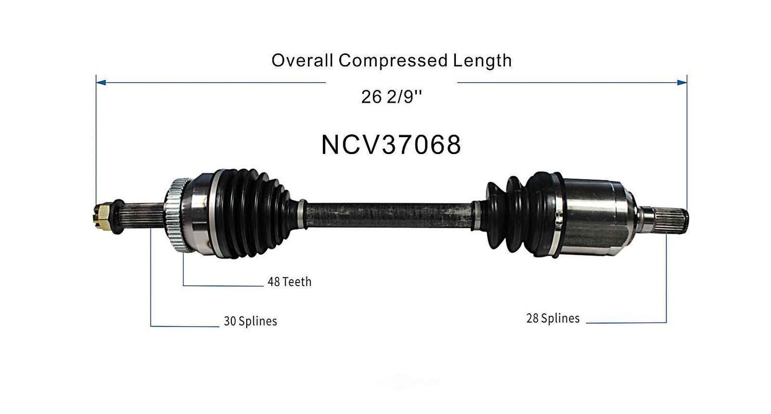 Left New CV Complete Assy   GSP North America   NCV37068