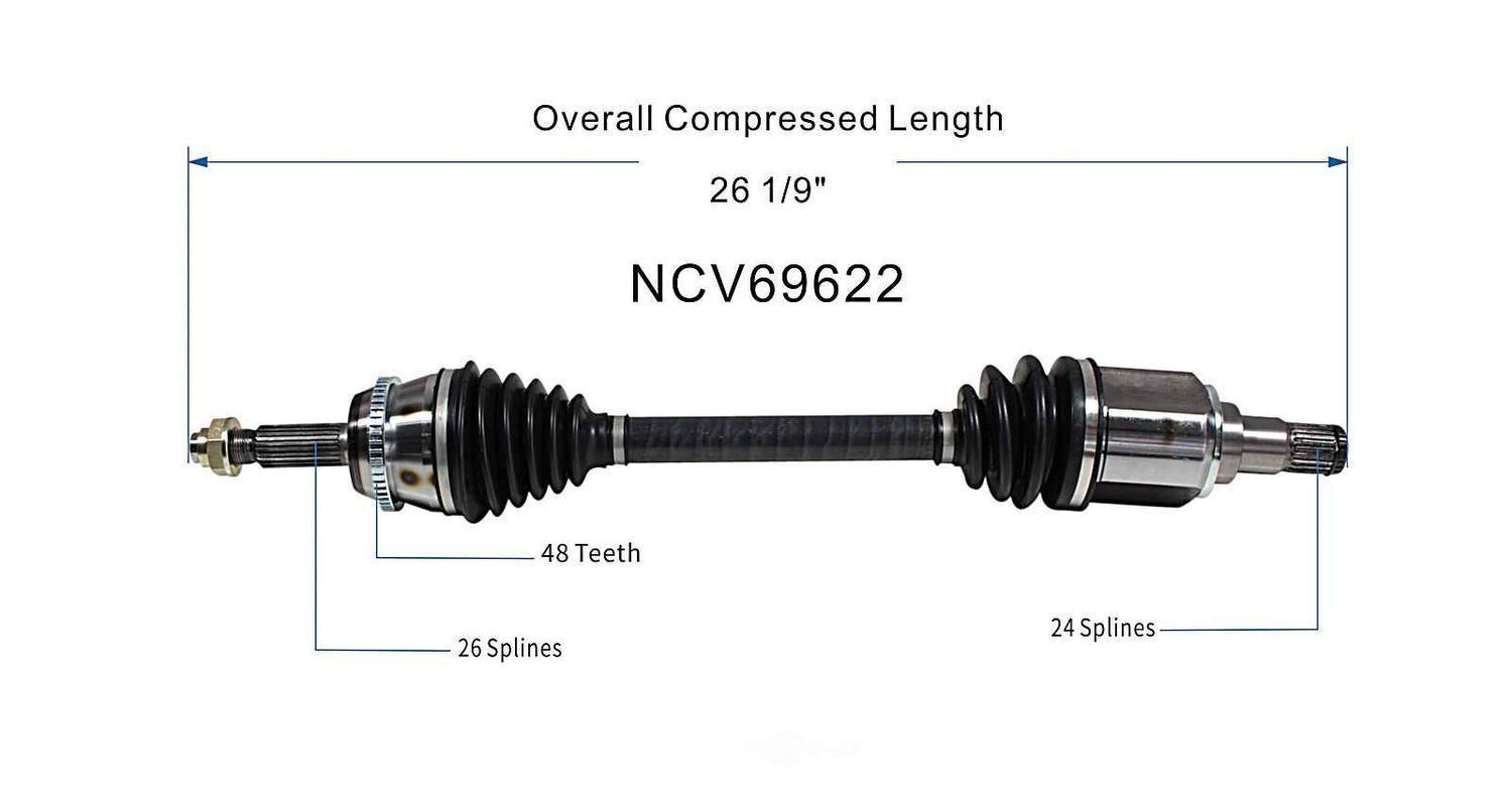 Left New CV Complete Assy   GSP North America   NCV69622