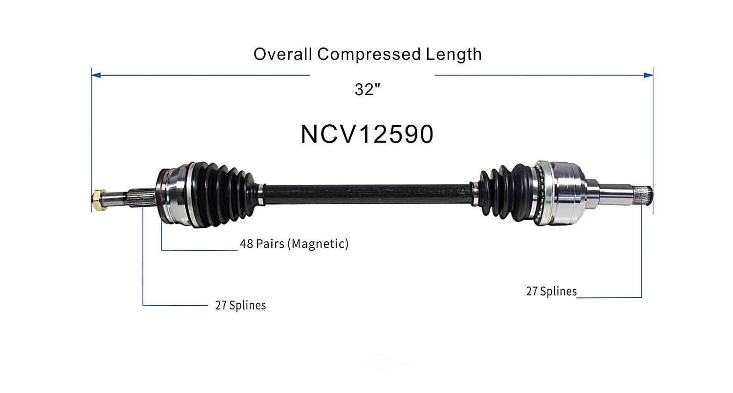 Right New CV Complete Assy   GSP North America   NCV12590