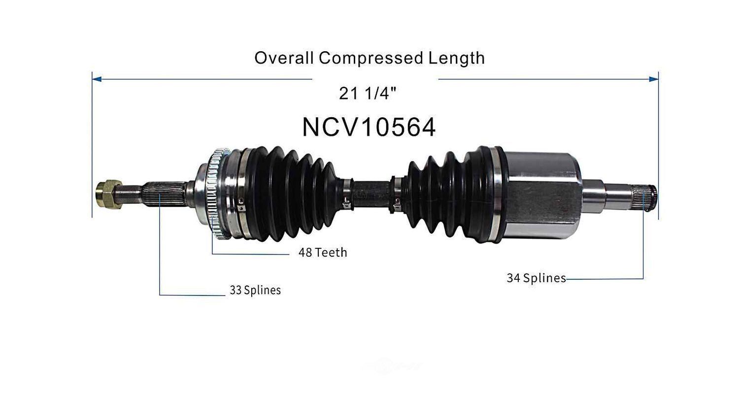 Right New CV Complete Assy   GSP North America   NCV10564
