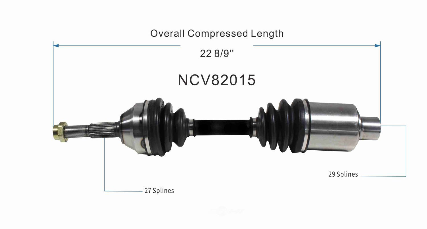 Right New CV Complete Assy   GSP North America   NCV82015