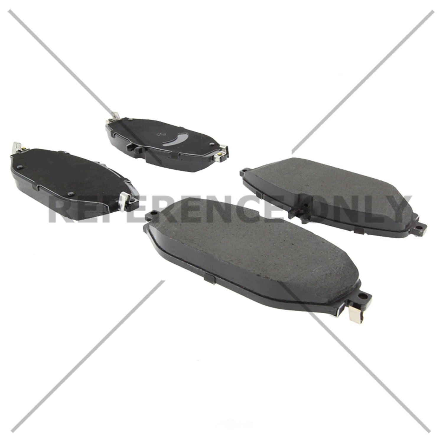 Frt Super Prem Ceramic Brake Pads  Centric Parts  105.17940
