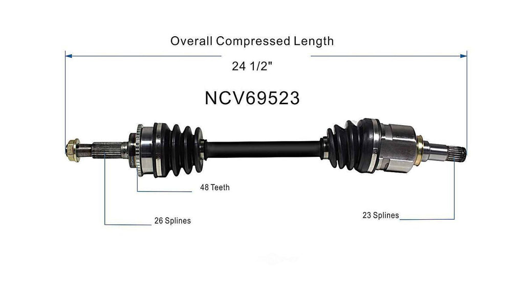 Left New CV Complete Assy   GSP North America   NCV69523