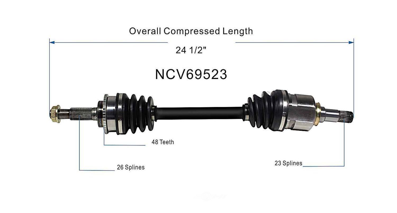 Left New CV Complete Assy   GSP North America   NCV69523