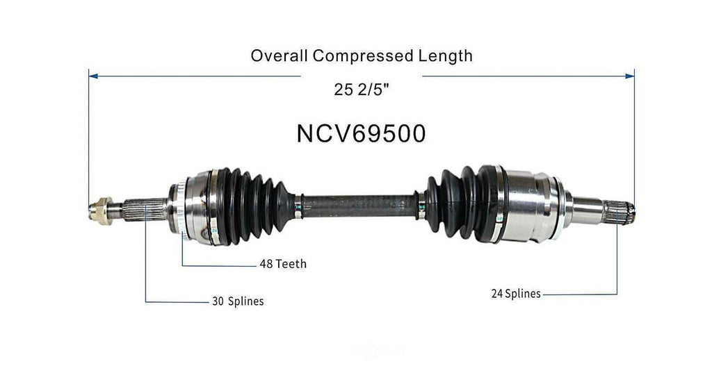Left New CV Complete Assy   GSP North America   NCV69500