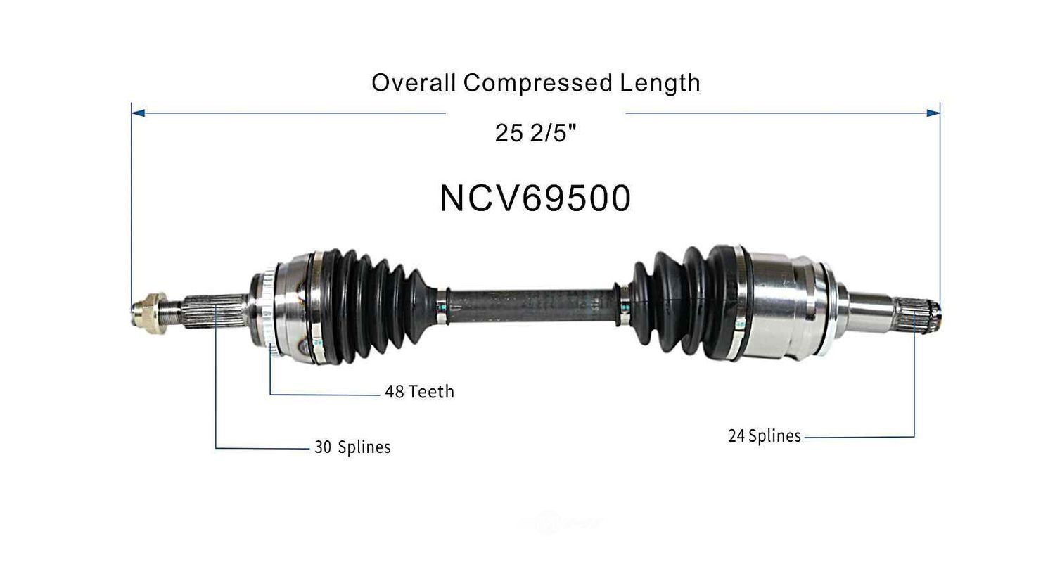 Left New CV Complete Assy   GSP North America   NCV69500