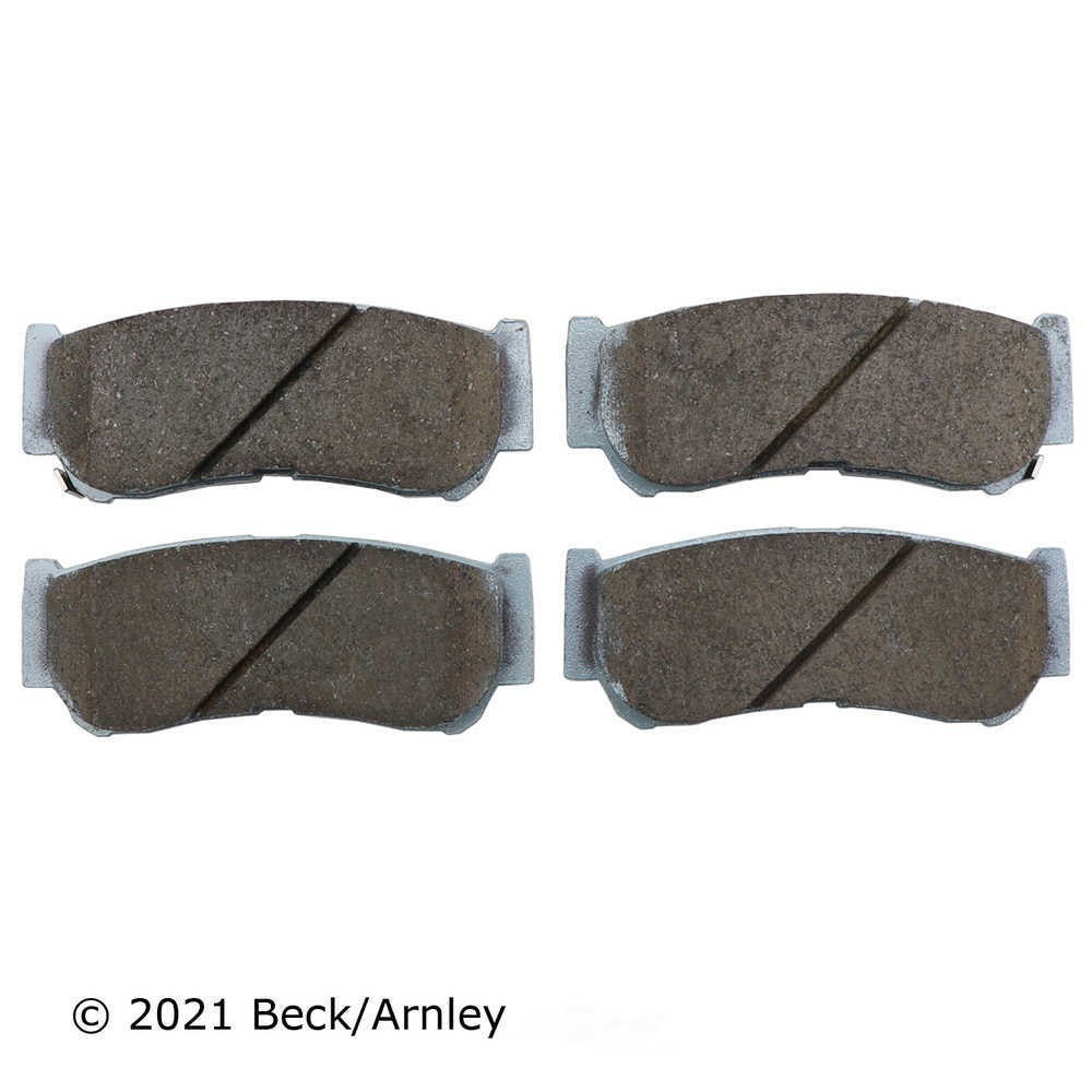 Rr Prem Brake Pads  Beck/Arnley  085-1797