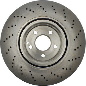 Frt Drilled Brake Rotor  Centric Parts  228.35120