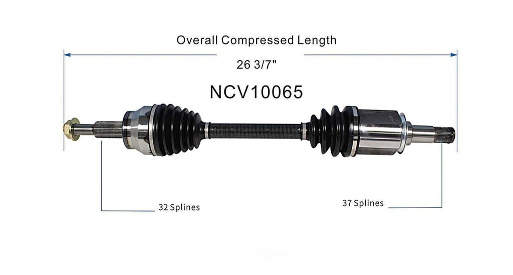 Left New CV Complete Assy   GSP North America   NCV10065