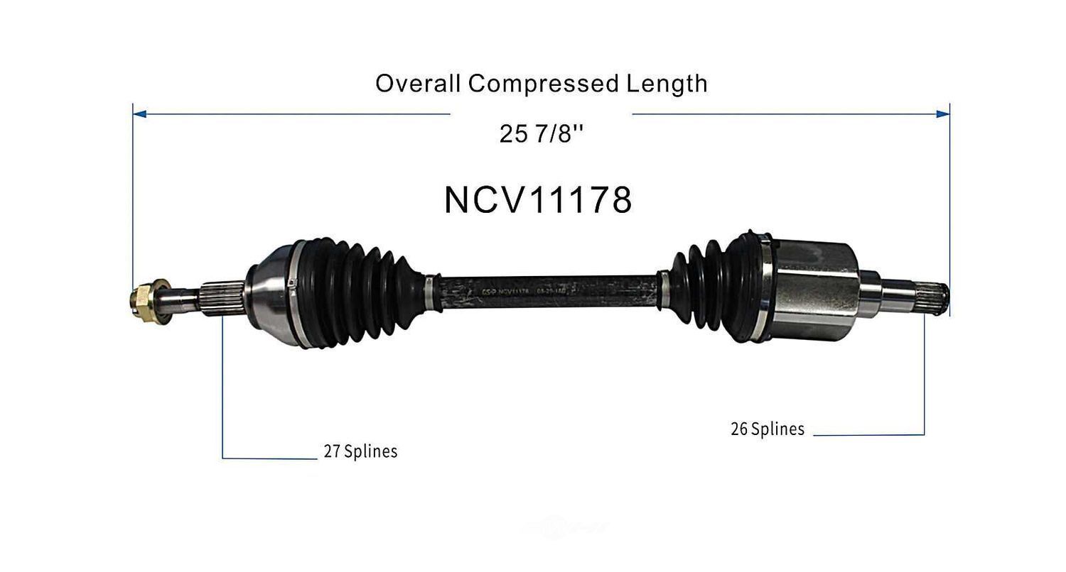Left New CV Complete Assy   GSP North America   NCV11178