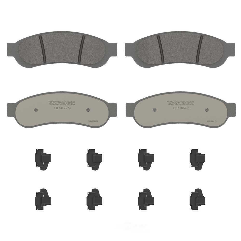Rr Premium Ceramic Brake Pads  Wagner  OEX1067M