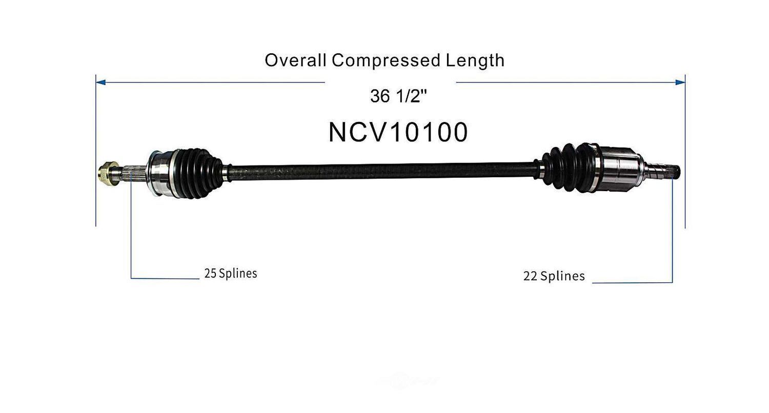 Right New CV Complete Assy   GSP North America   NCV10100