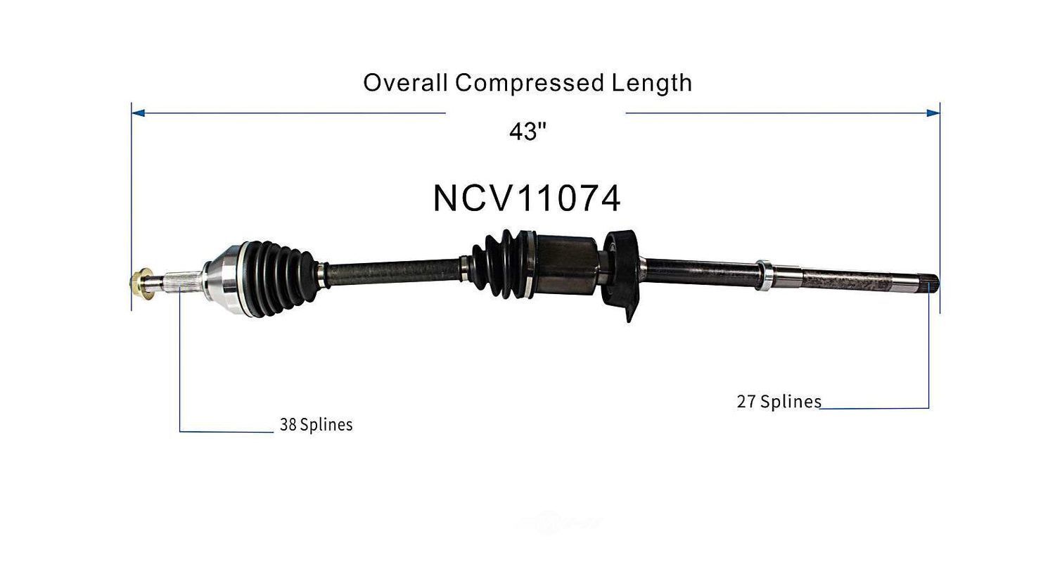 Right New CV Complete Assy   GSP North America   NCV11074