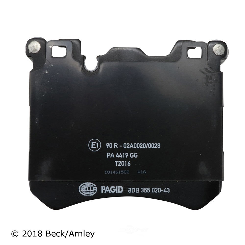 Frt OE Brake Pads  Beck/Arnley  089-2008
