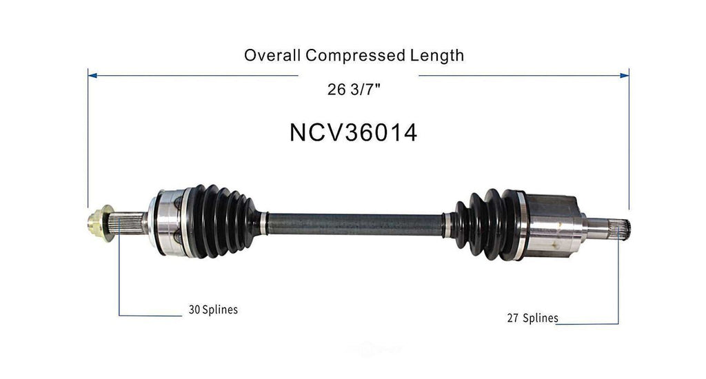 Left New CV Complete Assy   GSP North America   NCV36014