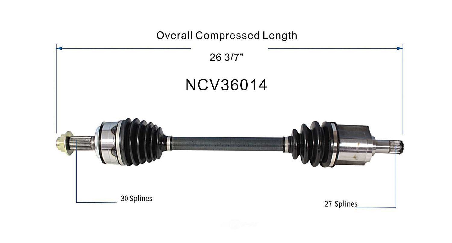 Left New CV Complete Assy   GSP North America   NCV36014
