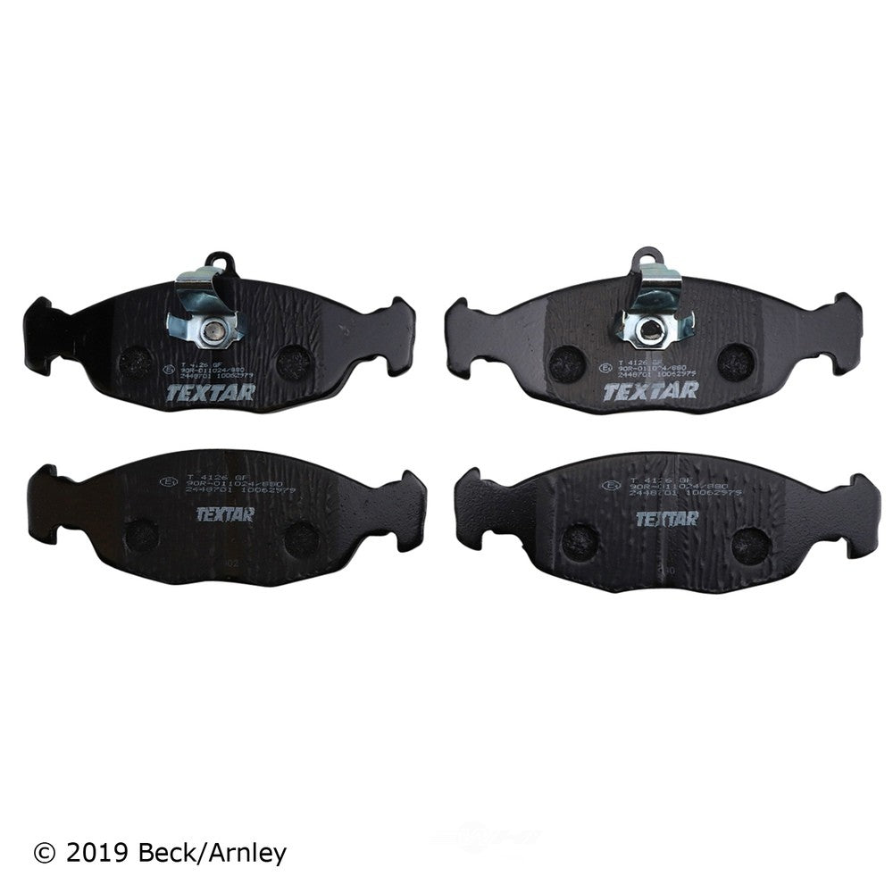 Rr OE Brake Pads  Beck/Arnley  089-1625