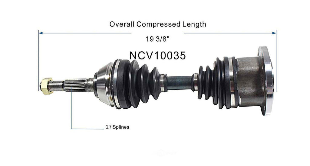Axle Shaft Assy- CV Shaft   GSP North America   NCV10035