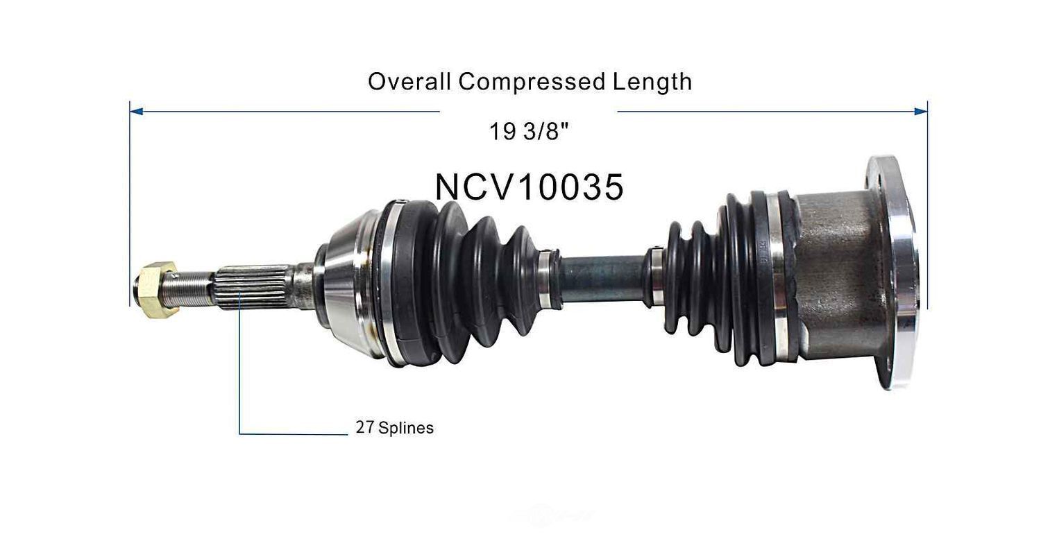 Axle Shaft Assy- CV Shaft   GSP North America   NCV10035
