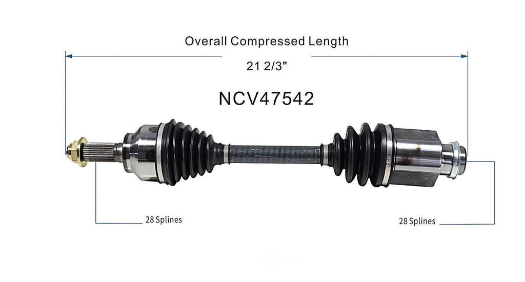 Right New CV Complete Assy   GSP North America   NCV47542